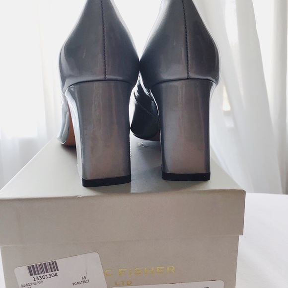 New MARC FISHER Zala Patent Leather Pointed Pumps - Picture 5 of 7
